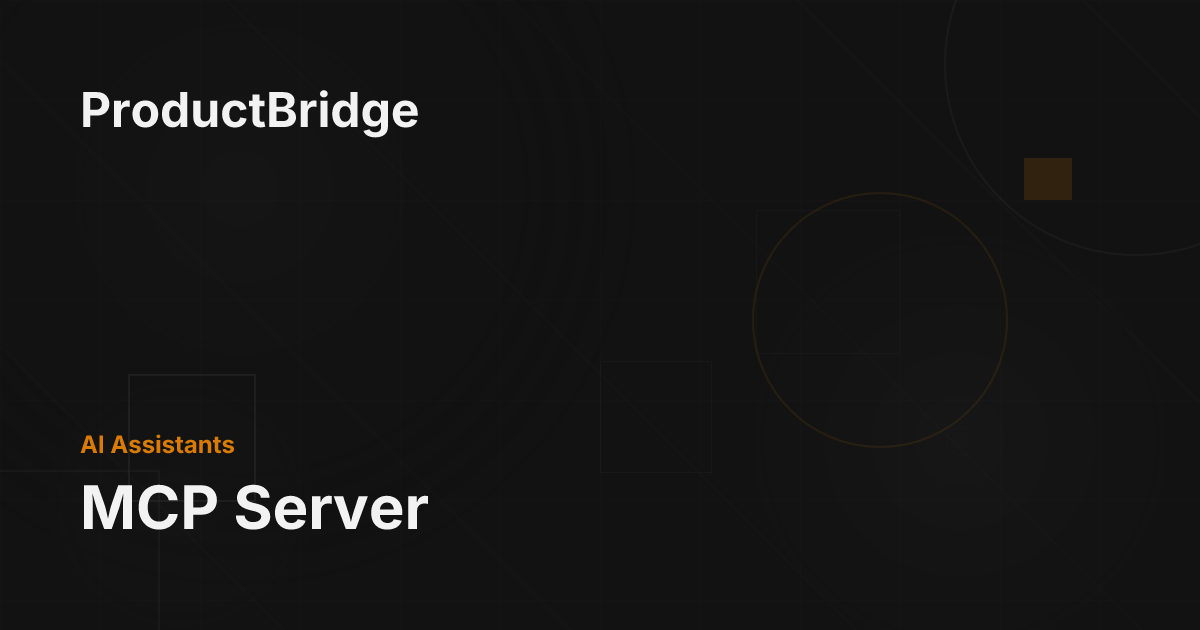 MCP Server - ProductBridge